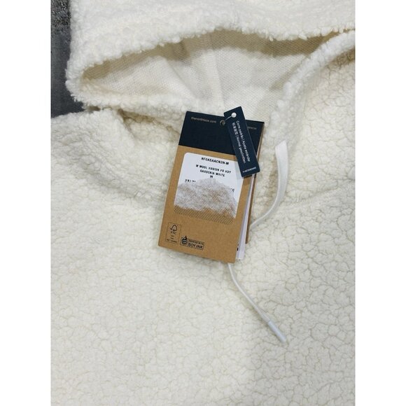 NWT The North Face Women's Wool Harrison Pullover Hoodie Gardenia White Size Med - Picture 2 of 4